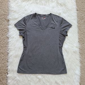 Fila Grey Short Sleeved Top Women's